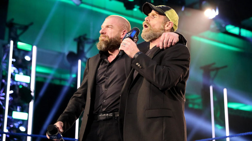 WWE Triple H and Shawn Michaels