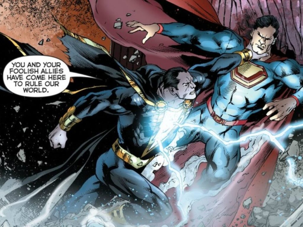 WarZilla on X: It's Coming #BlackAdam Vs #Superman Post Credit Tease   / X