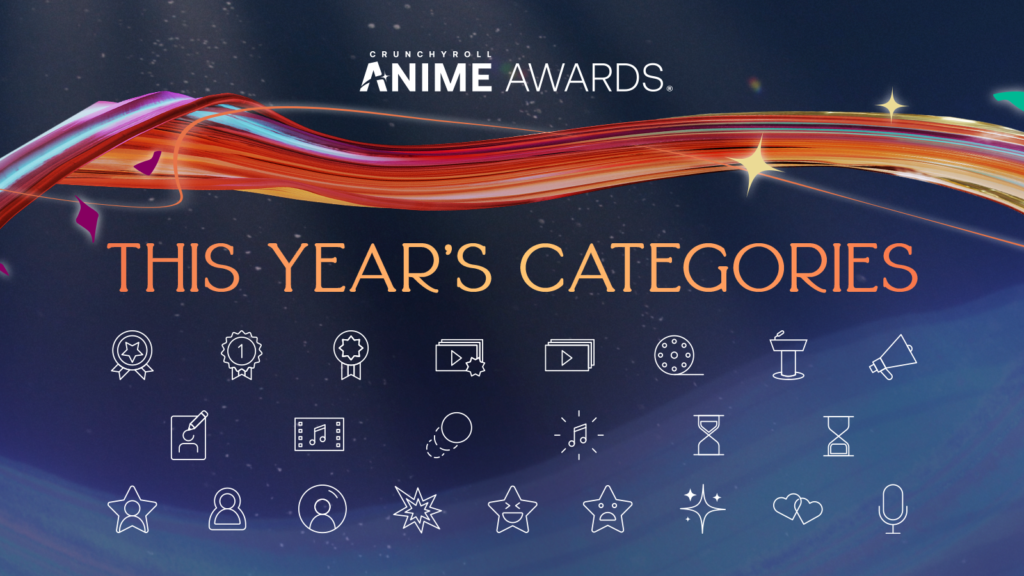 CRUNCHYROLL REVEALS CATEGORIES FOR THE 2023 ANIME AWARDS IN CELEBRATION