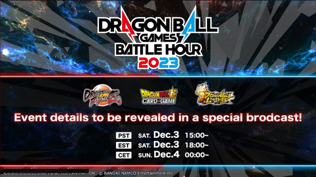 Dragon Ball Games Battle Hour 2023
