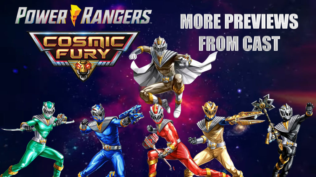 Power Rangers Cosmic Fury Cast Reveal More Suit Images and Weapons