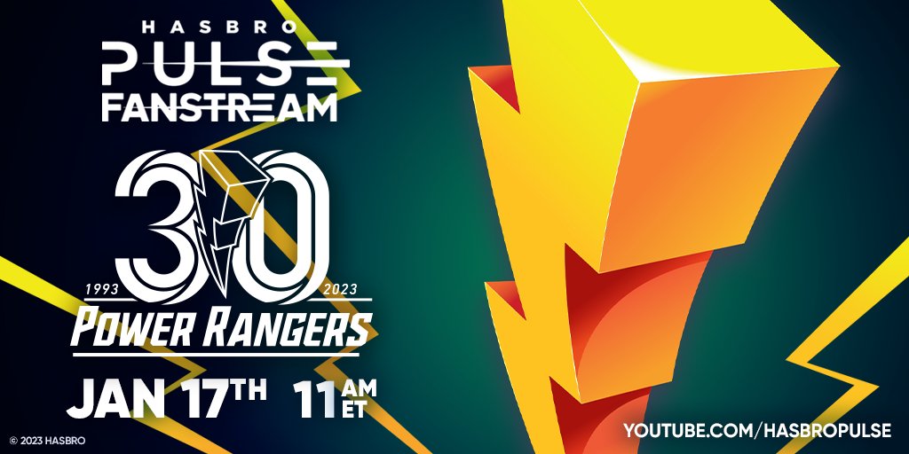 Power Rangers 30th anniversary livestream Hasbropulse