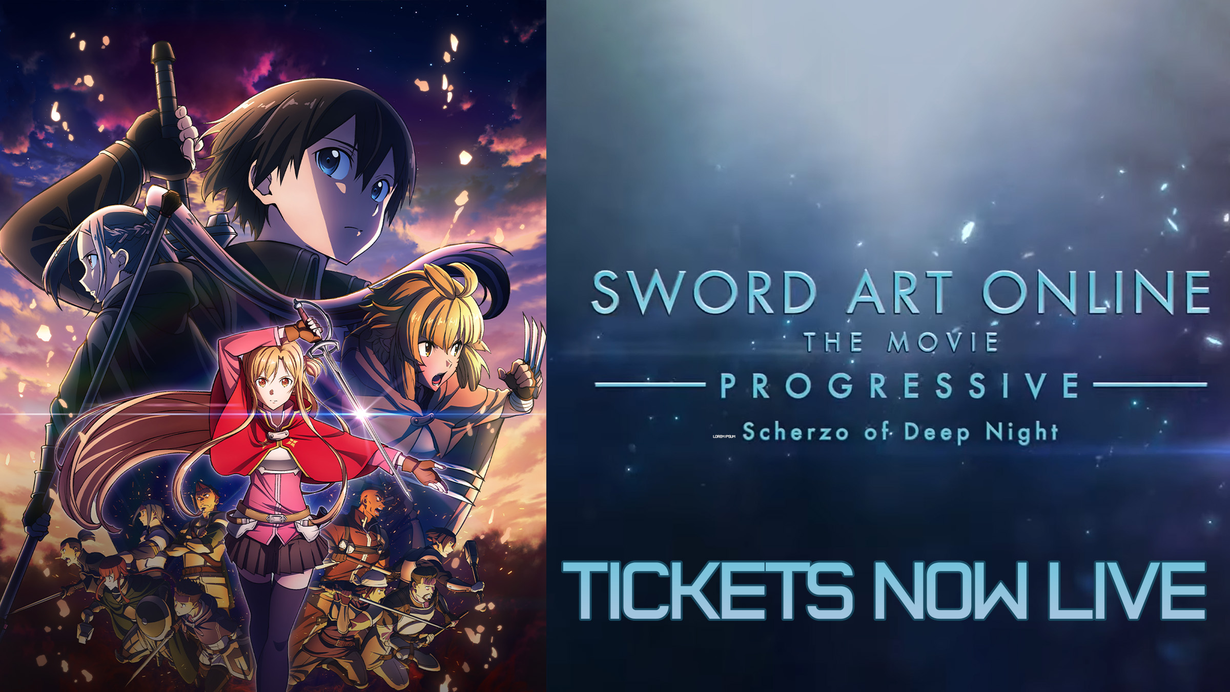 Crunchyroll Announces Sword Art Online The Movie Tickets on Sale