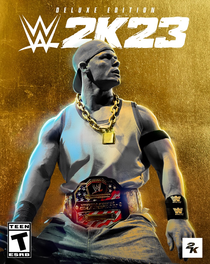 WWE 2K23 John Cena Covers Revealed And Official Trailer Released THE   WWE 2K23 Deluxe Edition Key Art 