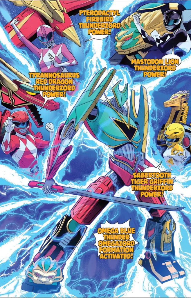 Power Rangers Comic Megazord