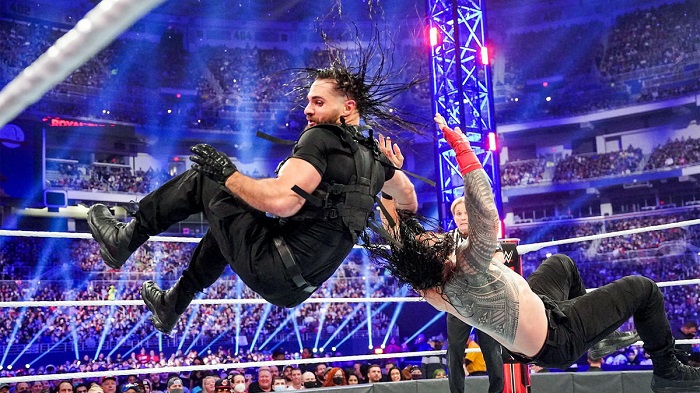 WWE Seth Rollins Roman Reigns