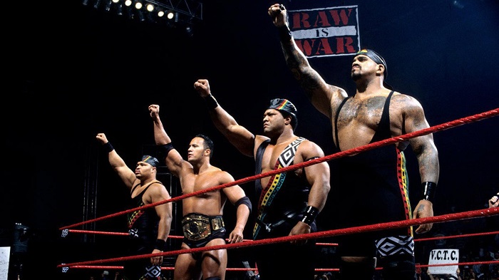 WWE D' Lo Brown, Rocky Maivia, Faarooq, Karma NOD Nation Of Domination