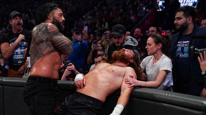 WWE Roman Reigns Sami Zayn