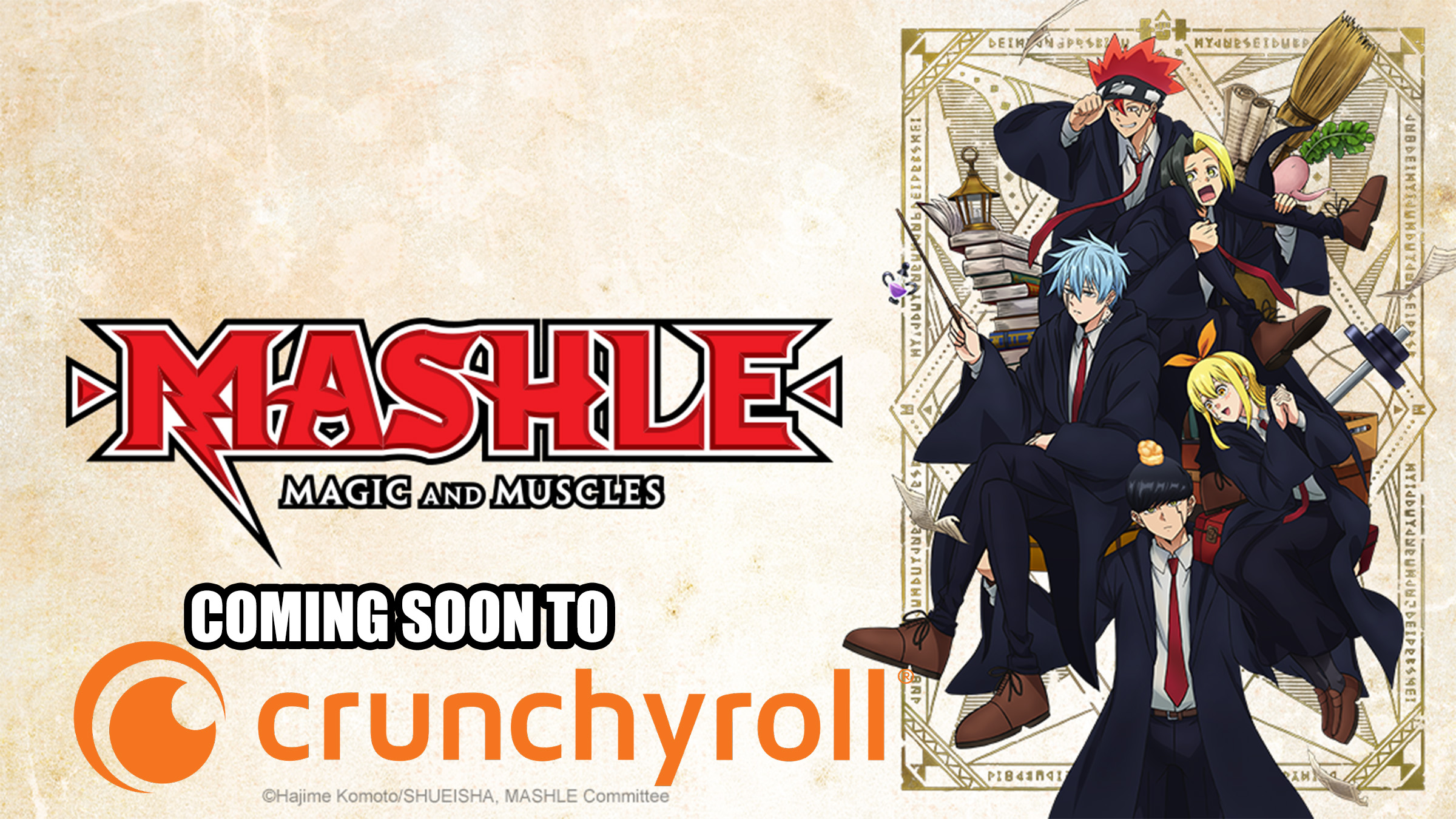 Witches and wizards abound in Crunchyroll trailer for 'Mashle: Muscles and  Magic