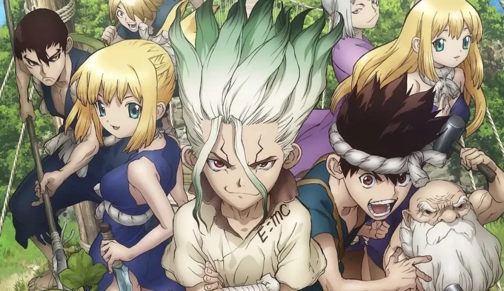 Dr. Stone and friends