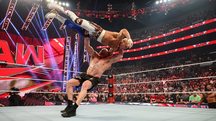 WWE Brock Lesnar Cody Rhodes