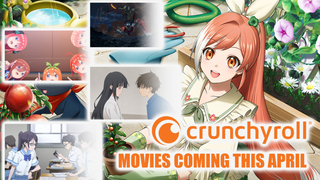 New Movies Arriving on Crunchyroll in April