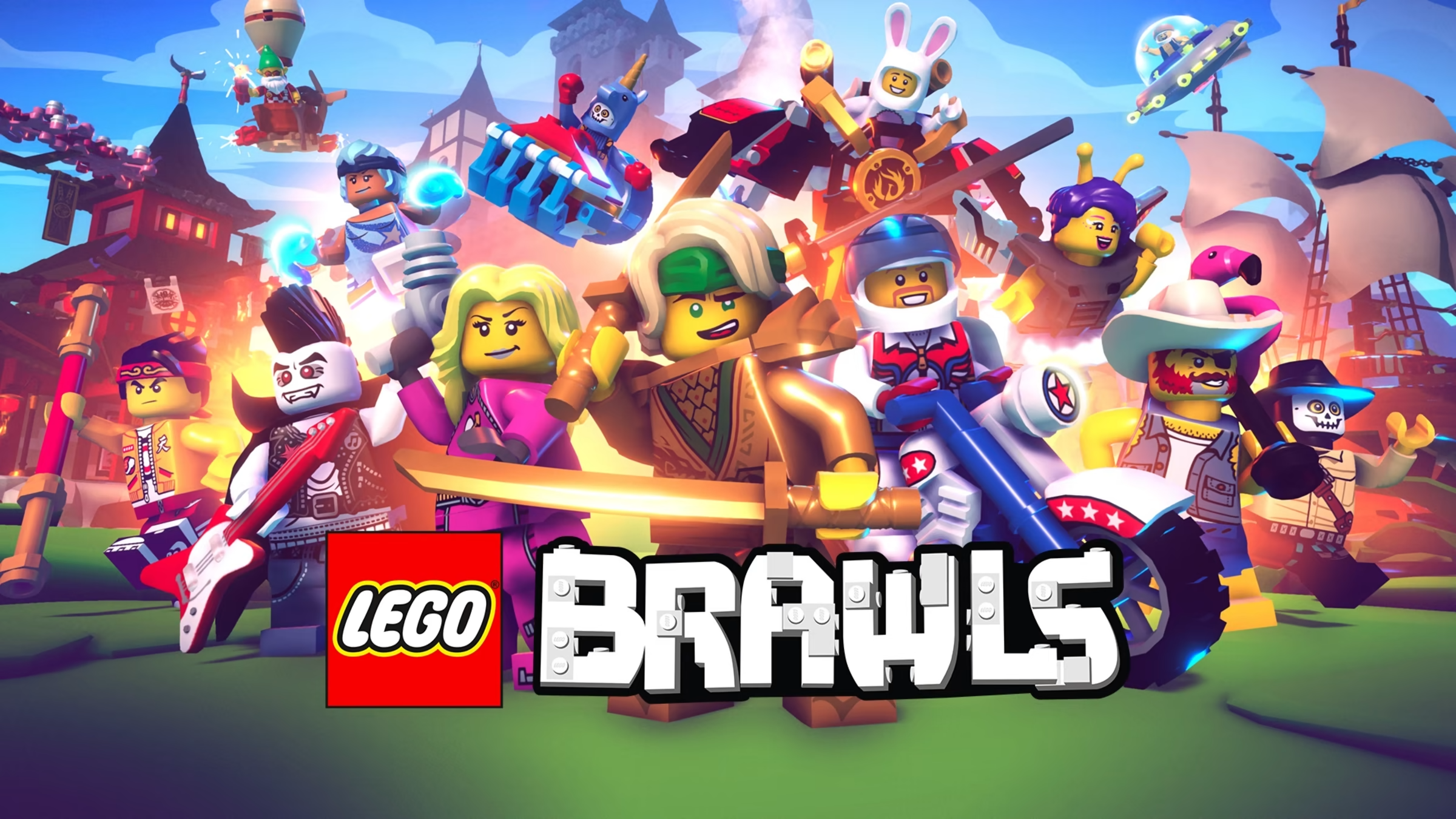 Compete in an Epic Battle for Glory in LEGO Brawls with the Base Race Game Mode and Castle Level Update