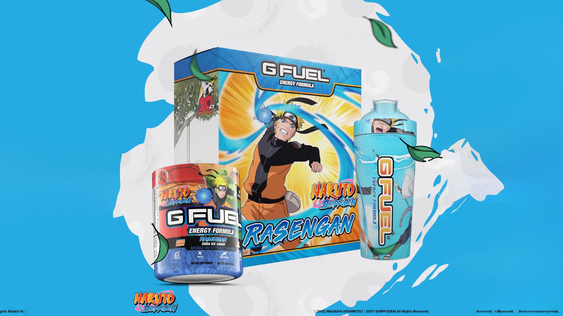 G FUEL and Viz Media Team Up for Astonishing 3rd Naruto Shippuden Energy Drink