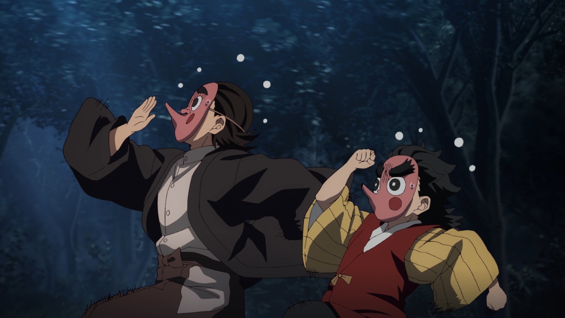 Demon Slayer: Kimetsu no Yaiba (English) on X: Before and after rice  dumplings 🍡 @robbiedaymond returns as the English voice of swordsmith  Haganezuka in the English dub of Demon Slayer: Kimetsu no