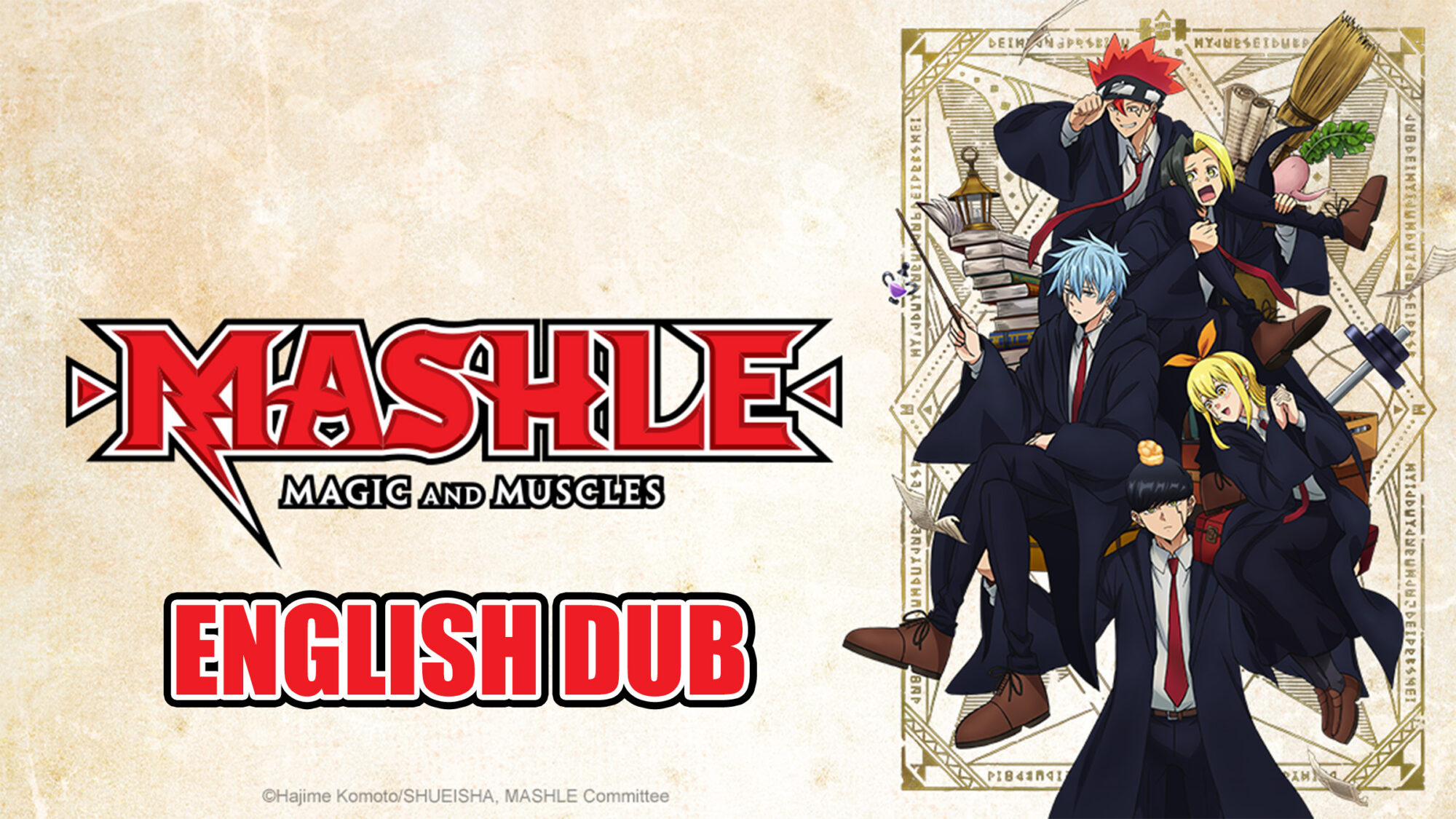 Mashle Announces Mash English Dub Voice Actor