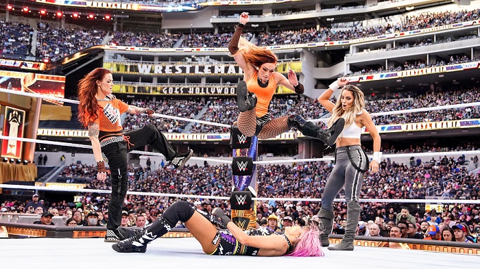 WWE Lita Becky Lynch Trish Stratus