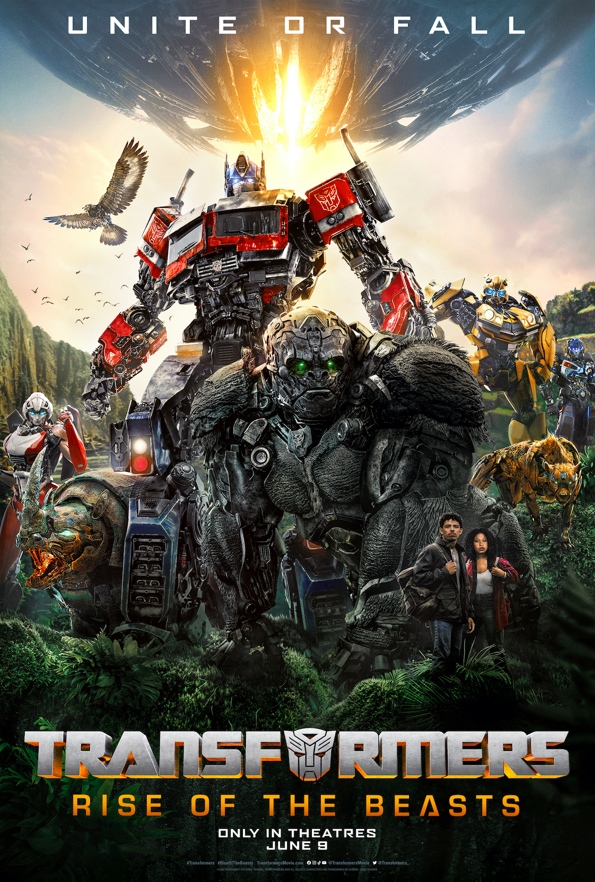 Transformers Rise of the Beasts April poster