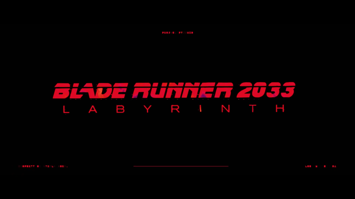 BLADE RUNNER 2033_ LABYRINTH _ Reveal Trailer 1-14 screenshot