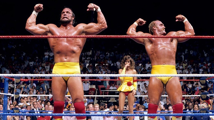 WWE WWF Macho Man Randy Ravage and Hulk Hogan