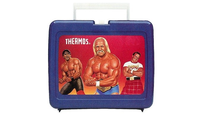 WWE WWF Ricky Steamboat, Hulk Hogan, Rowdy Roddy Piper lunchbox