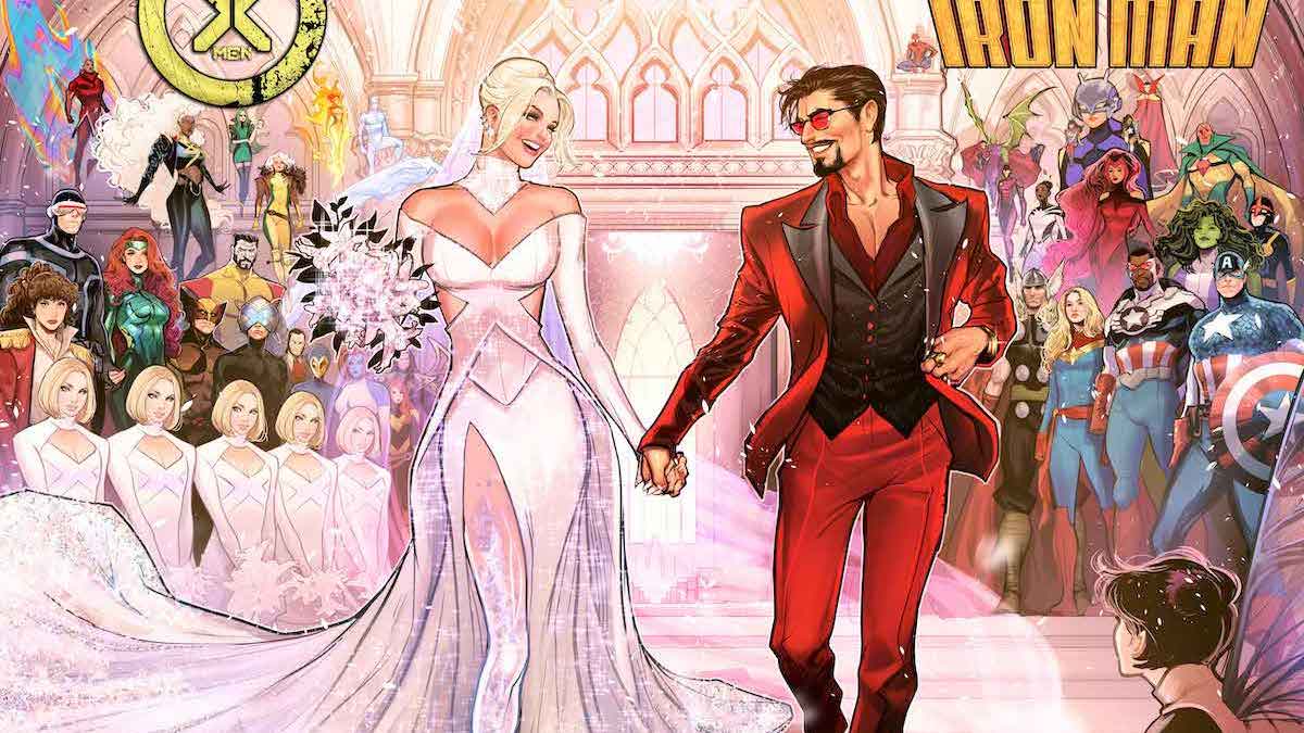 Marvel Comics The Wedding of Iron Man and Emma Frost