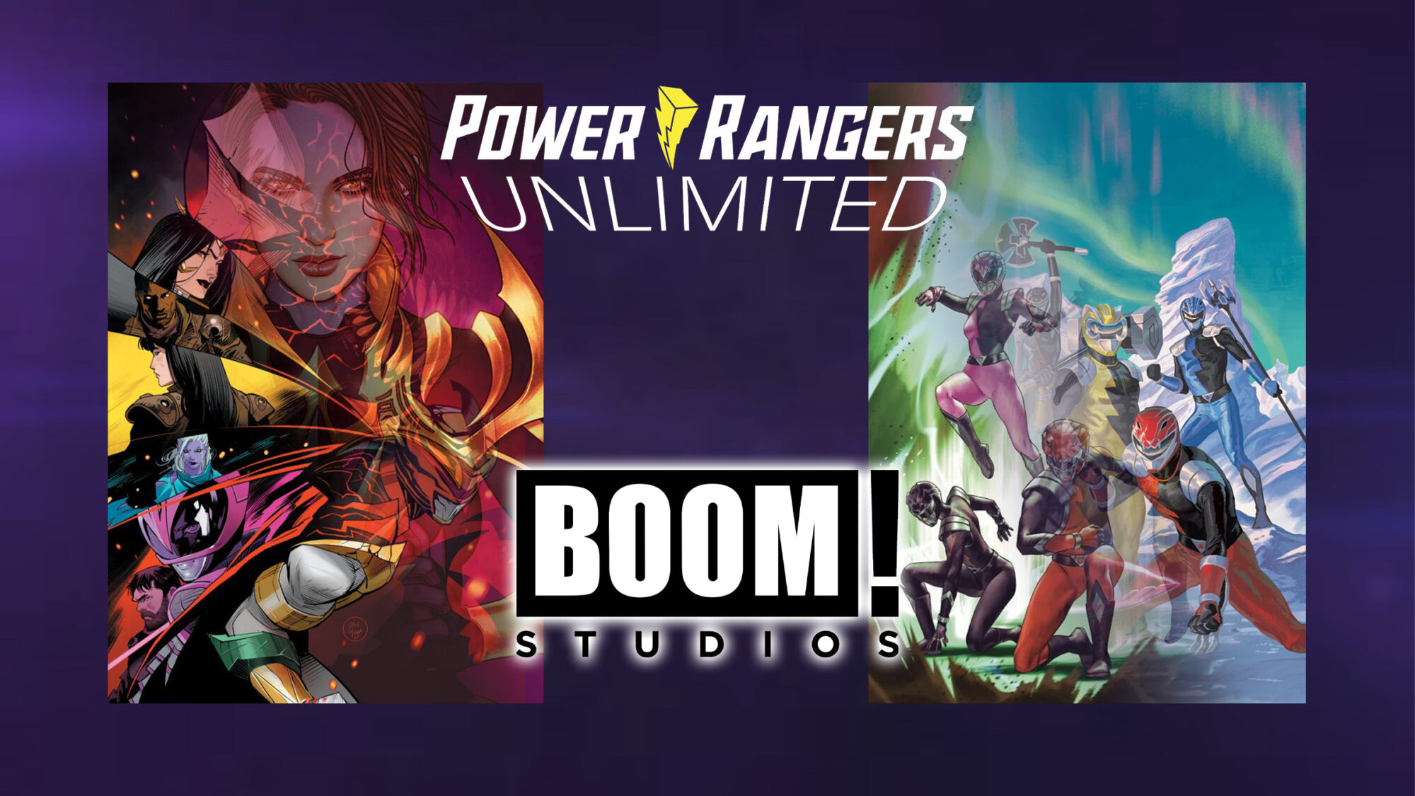 Boom! Direct Reserve Power Rangers Unlimited variants