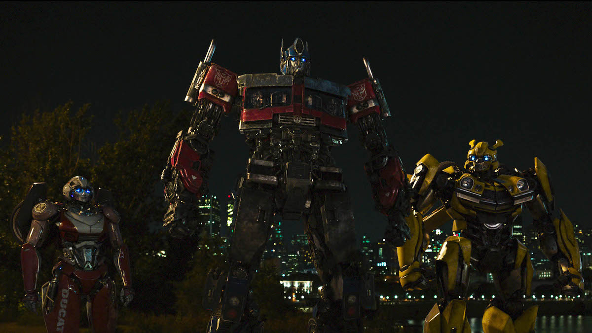 Nothing like seeing prime an ultra magnus and bumblebee in my