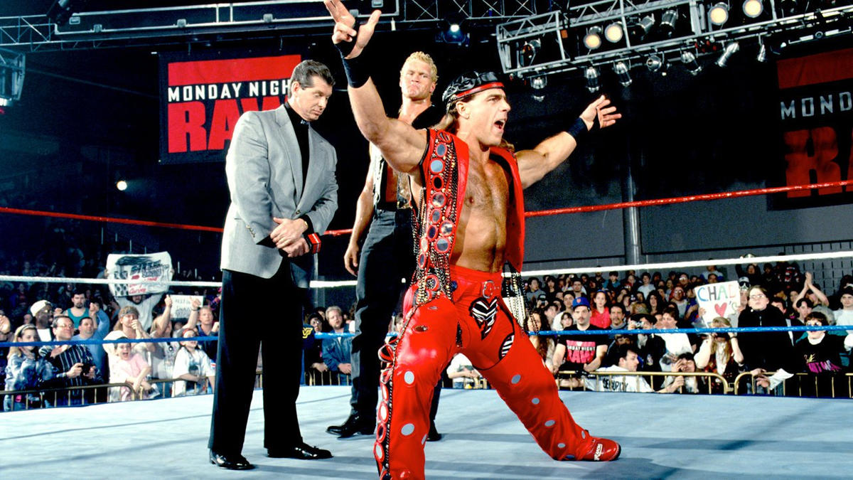 WWE Vince McMahon, Sycho Sid, Shawn Michaels