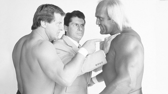 WWE Rowdy Roddy Piper, Vince McMahon Jr., Hulk Hogan