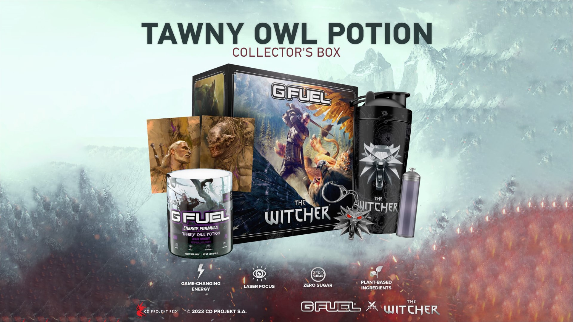 G FUEL x CD PROJEKT RED The Witcher Collaboration