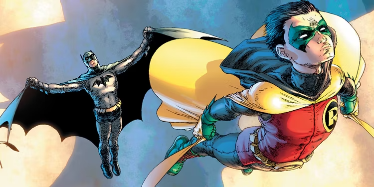 Dick Grayson Batman Damian Wayne Robin