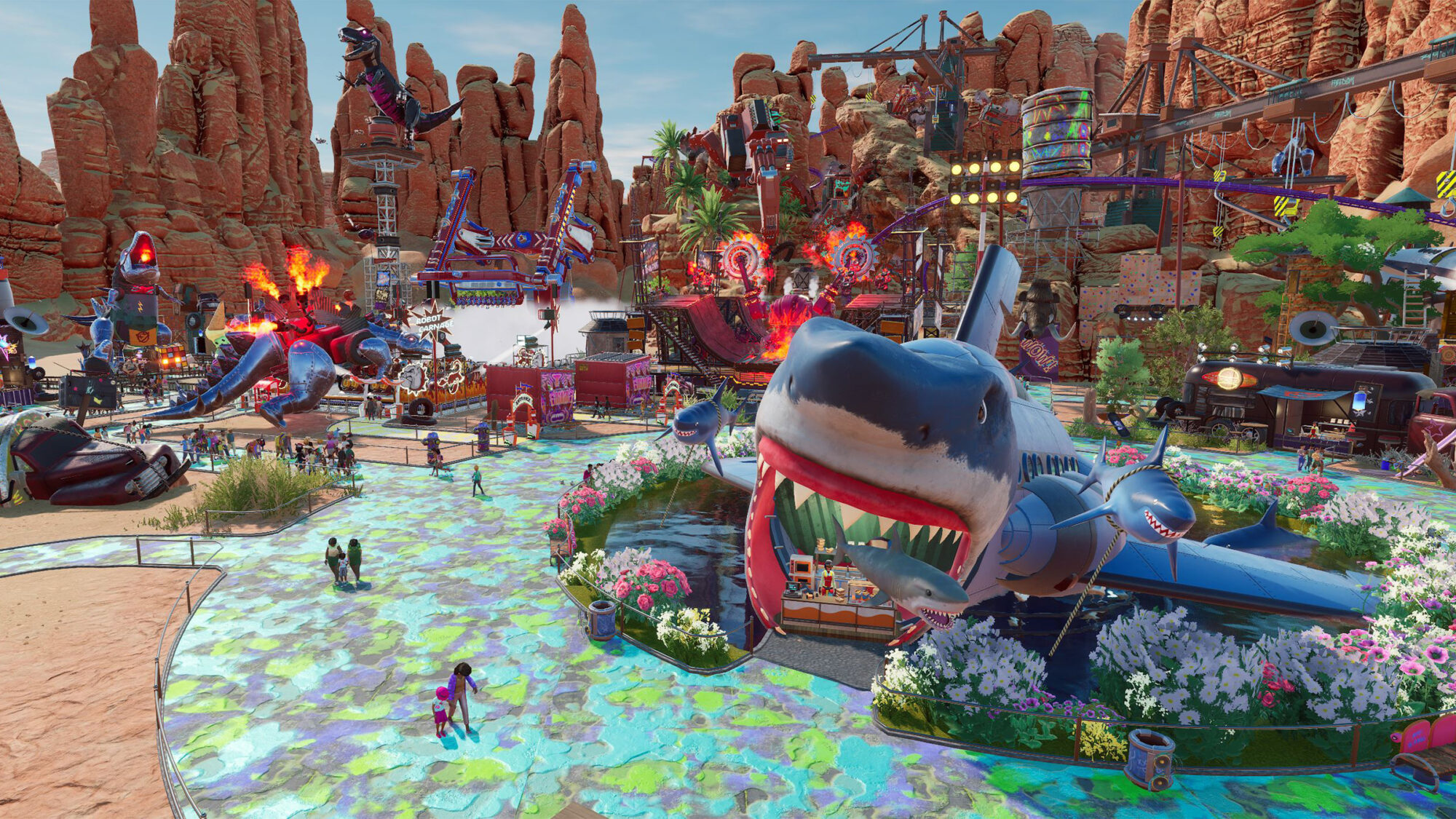 Park Beyond is a theme park sim that allows its players to create