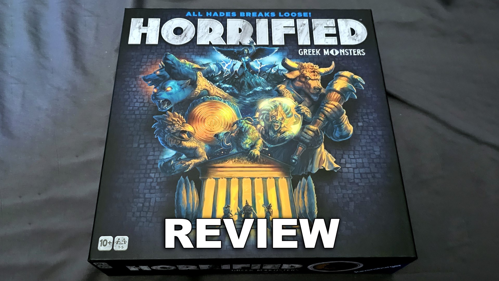 HORRIFIED: GREEK MONSTERS Review – Ancient Gods and Terrifying Titans Make for Tabletop Glory