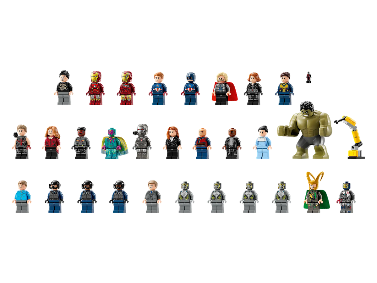 Lego Avengers Tower - 4 minifigures