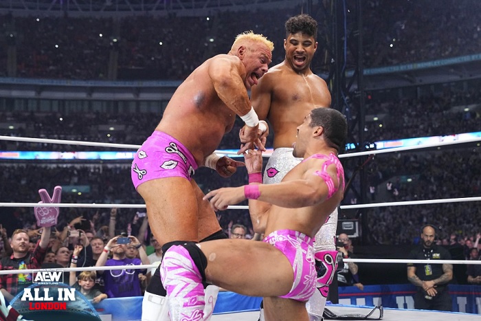 AEW  Billy Gunn and The Acclaimed 	Max Caster Anthony Bowens