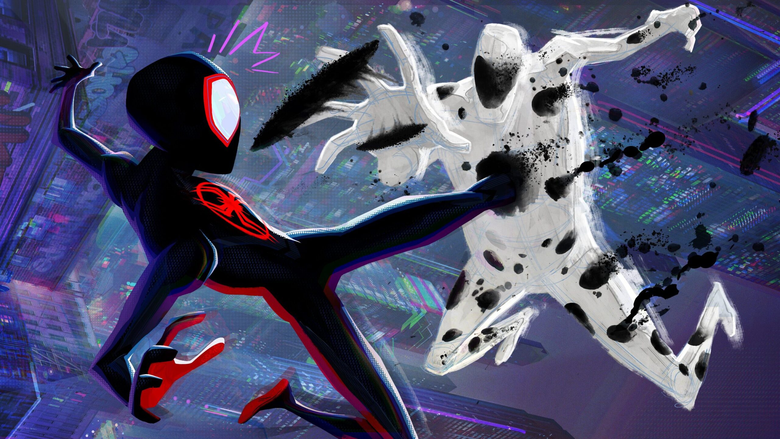 Across the Spider-Verse Spot fight