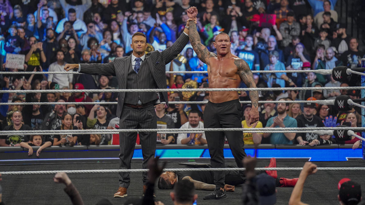 WWE Nick Aldis and Randy Orton