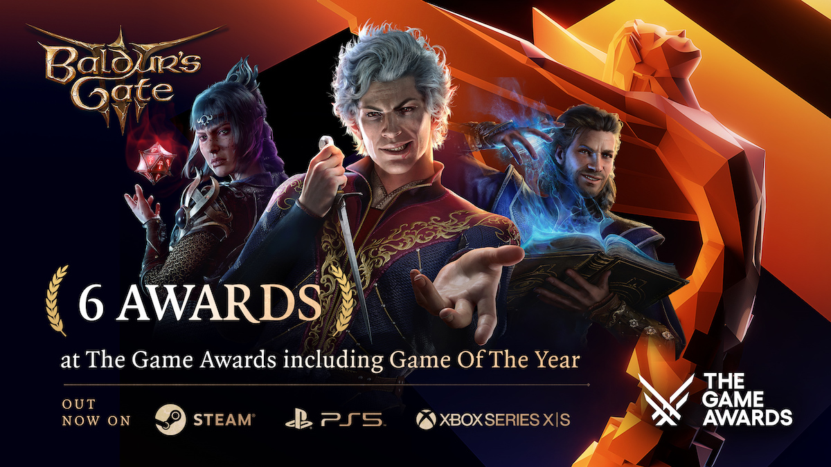 All The Game Awards 2023 Nominees Announced, Baldur's Gate 3 and