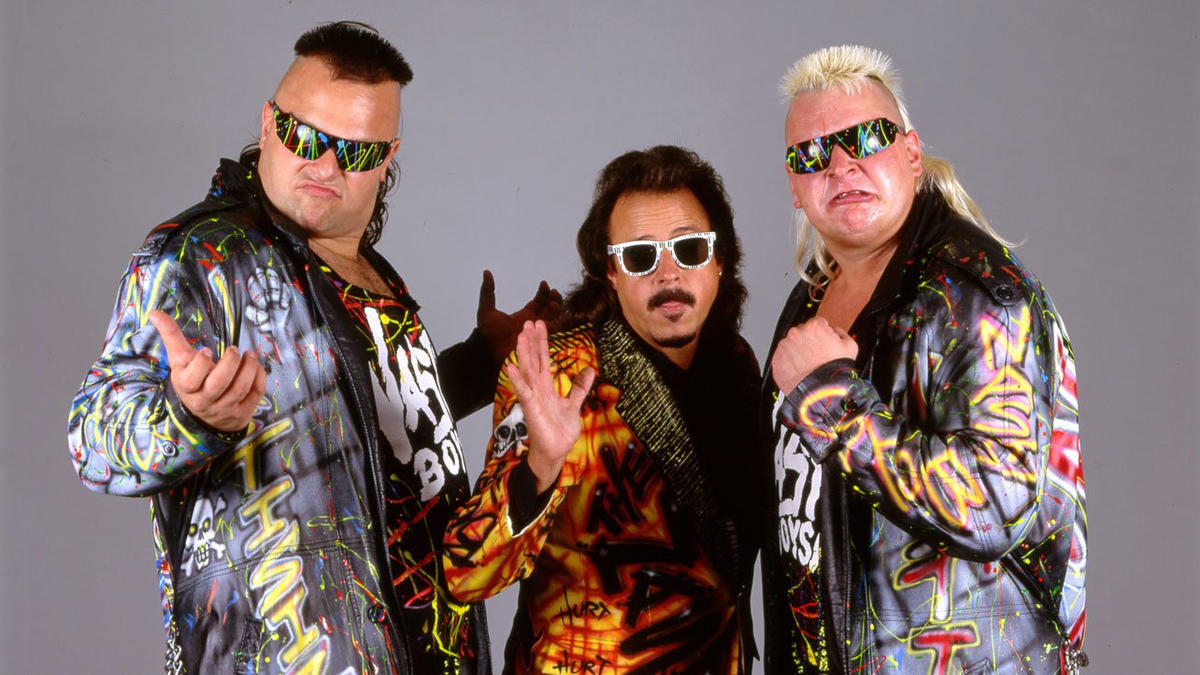 WWE The Nasty Boys 	
Jerry Sags, Jimmy Hart, Brian Knobbs