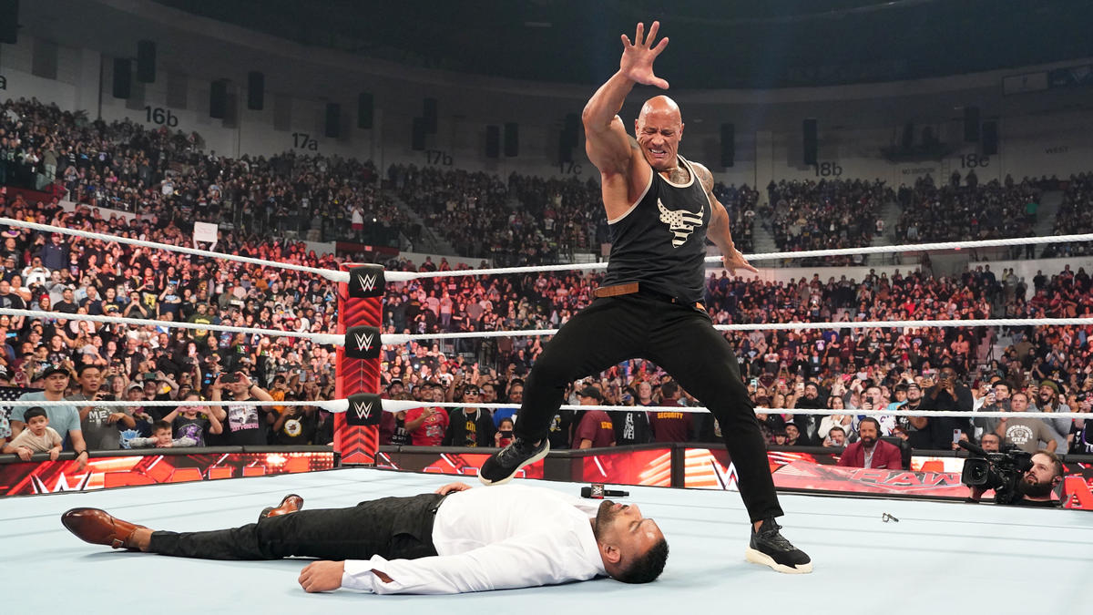 WWE The Rock and Jinder Mahal