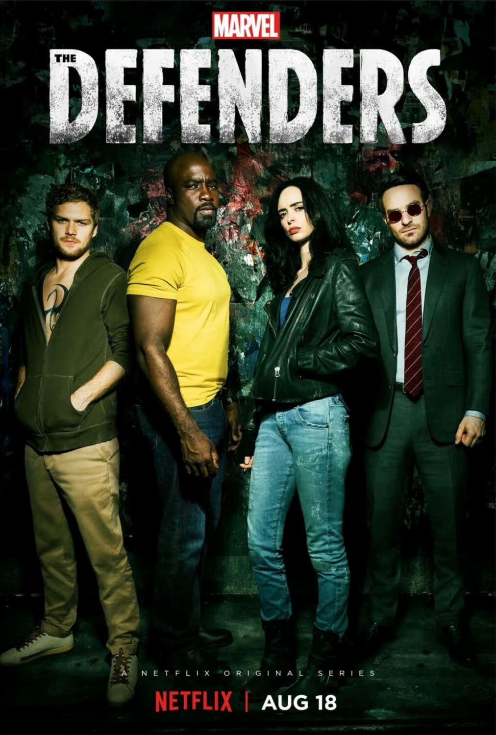 Defenders, Marvel, Luke Cage, Daredevil, Jessica Jones, Iron Fist