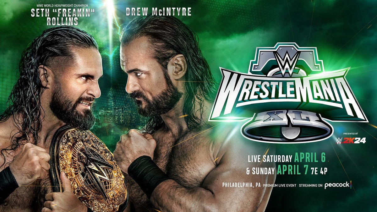 WWE Seth Rollins vs Drew McIntyre