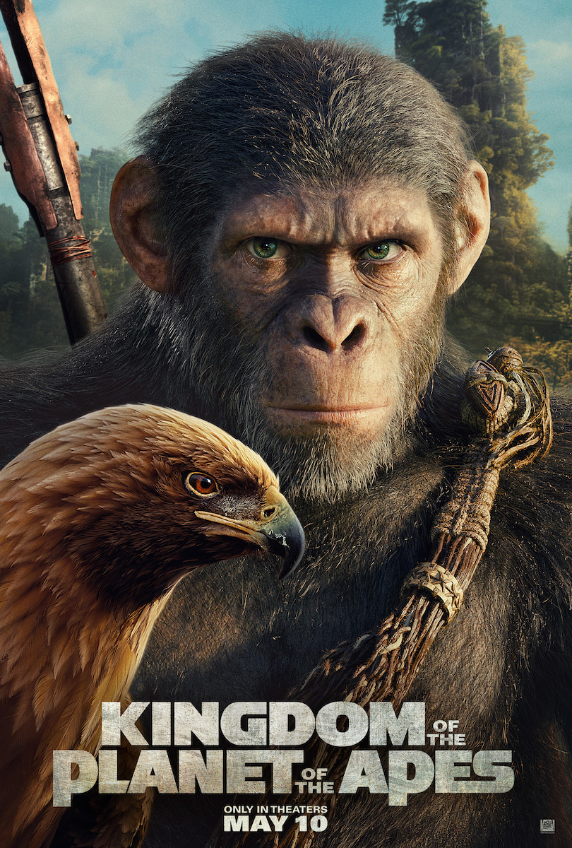 Check out the new trailer for “Kingdom of the Planet of the Apes,” 20th Century Studios’ all-new action-adventure spectacle. Character posters for the new entry in the studio’s global, epic franchise, are available now as well. “Kingdom of the Planet of the Apes” opens in movie theaters globally on May 10, 2024, and will be available in IMAX®, Dolby Cinema®, 4DX, and premium screens everywhere.