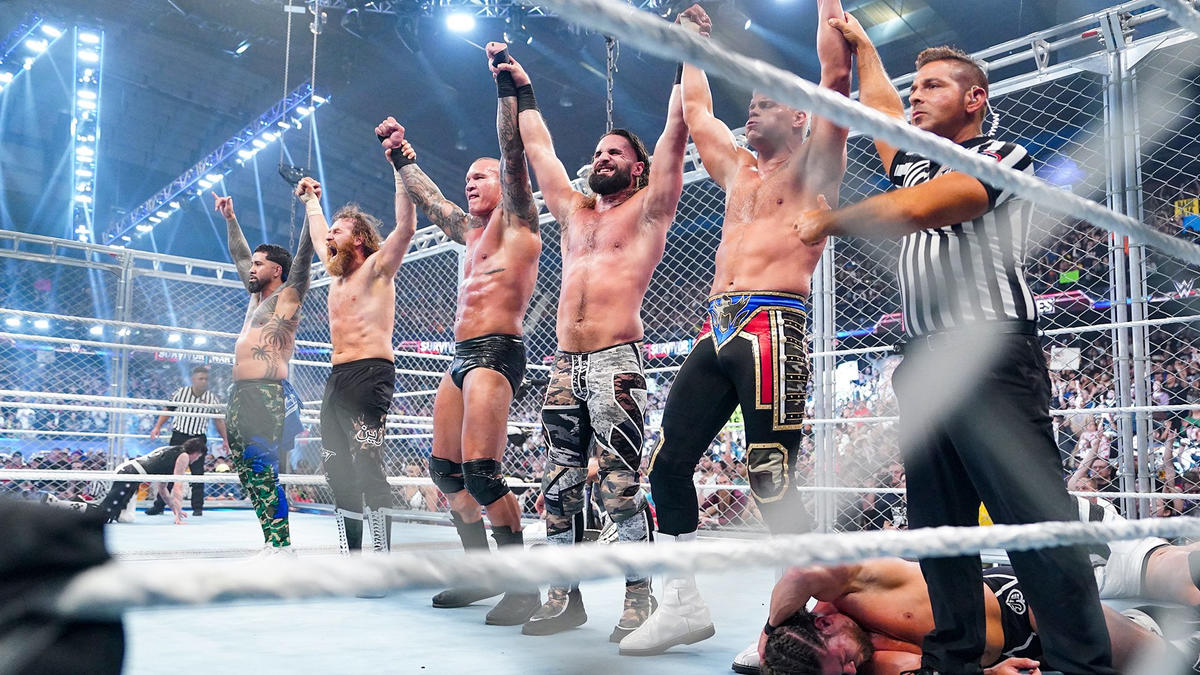 WWE Jey Uso, Sami Zayn, Randy Orton, Seth Rollins, Cody Rhodes