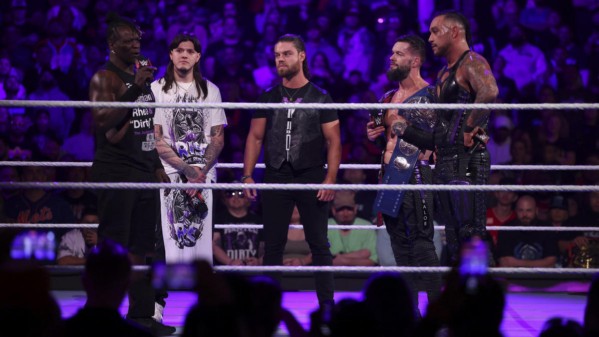 WWE Judgement Day R-Truth, Dominik Mysterio, JD McDonagh, Finn Balor, Damian Priest