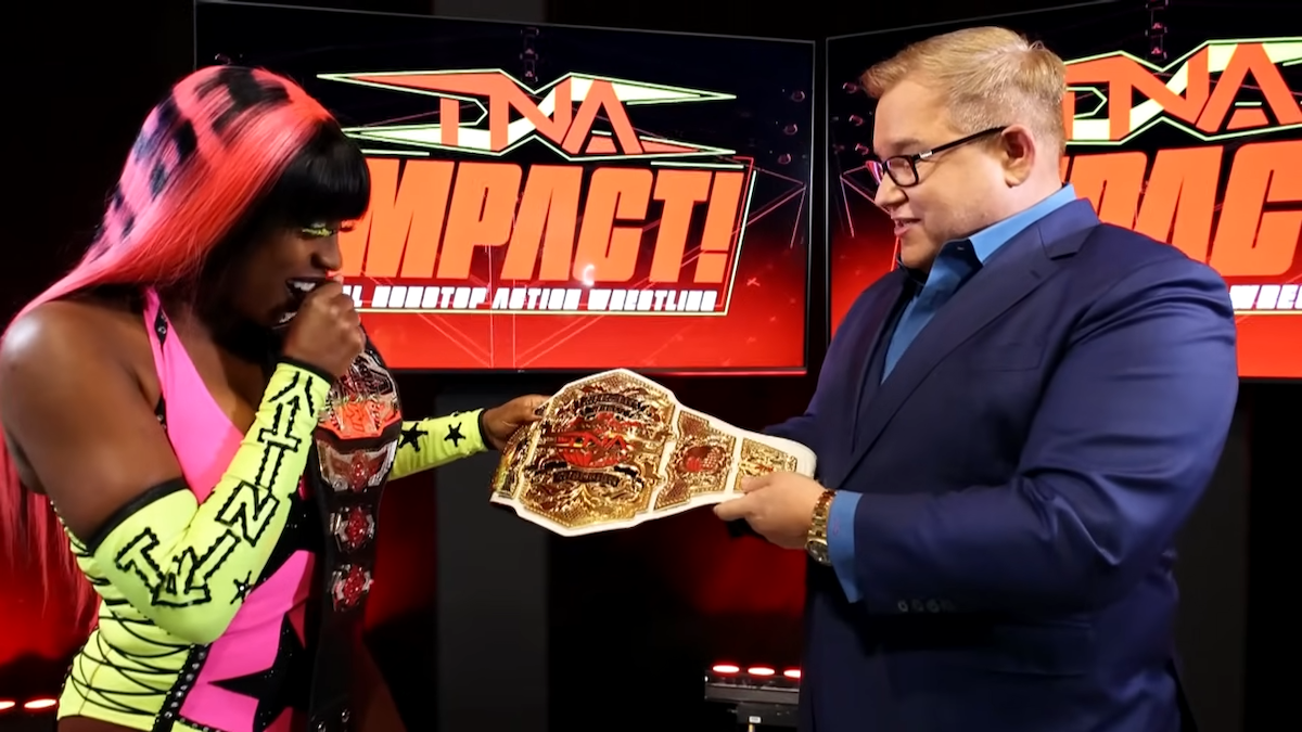 TNA Wrestling Knockouts Title Reveal - Scott D'Amore