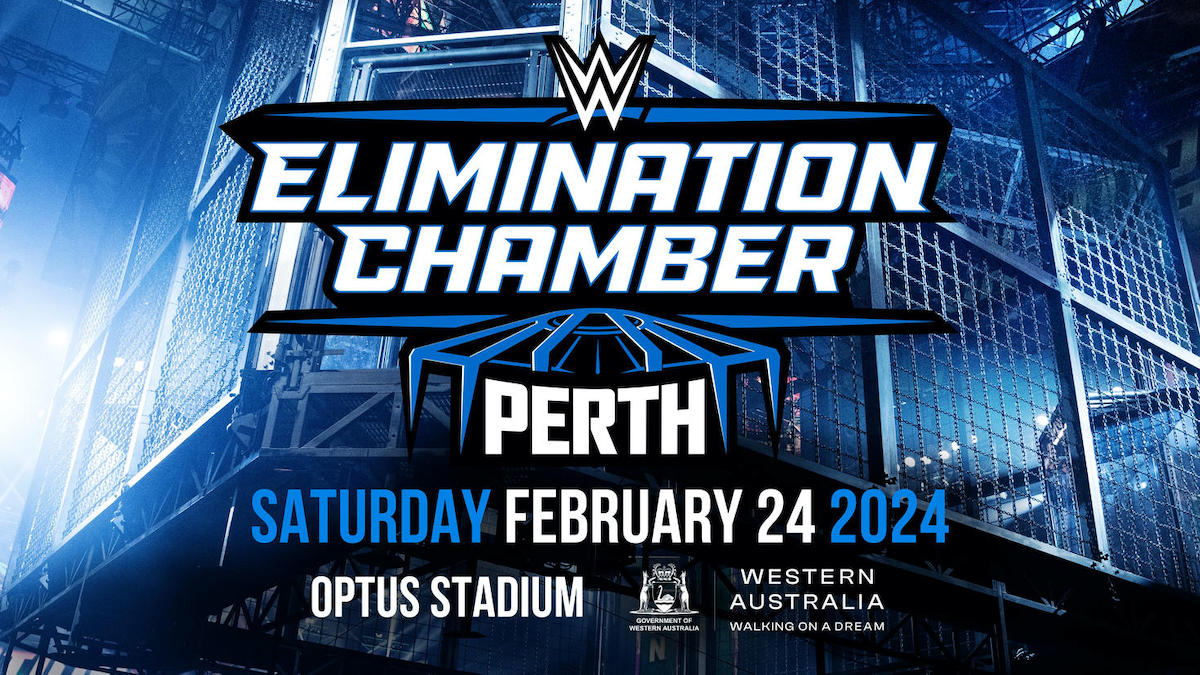 WWE Elimination Chamber Perth Key Art