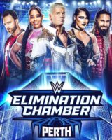 WWE Elimination Chamber Perth Vertical Key Art