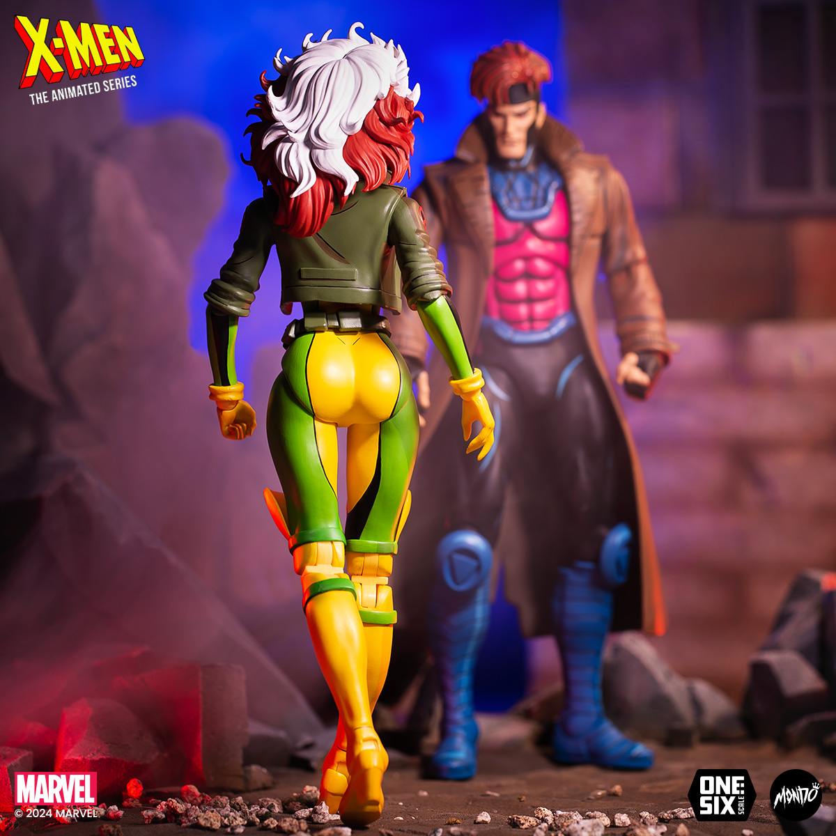X-Men TAS - Rogue and Gambit Figures - 2